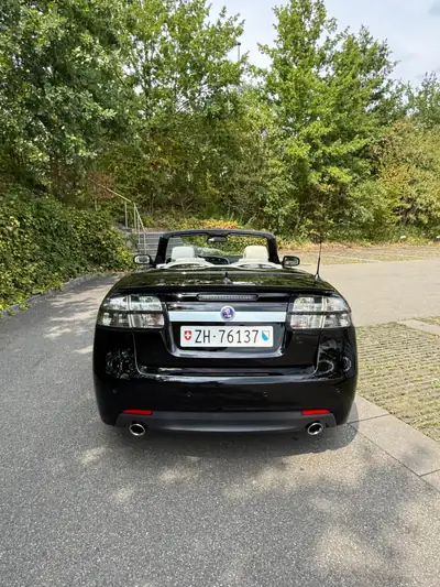 SAAB 9-3 2.8T Aero — Cabriolet V6 sportif, sans sinistre — rear view