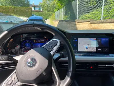 VW Golf 1.5 eTSI Life — Hybride léger performant, 71 500 km, sans sinistre — tableau de bord
