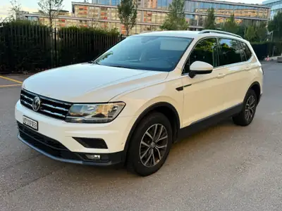 VW Tiguan 2018 — SUV 7 places diesel, transmission automatique, tout-terrain fiable — vue extérieure