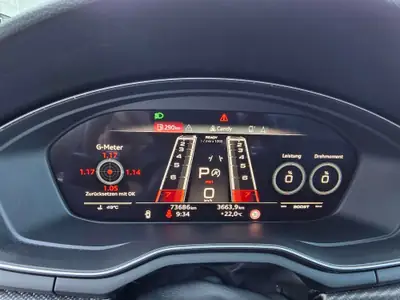 Audi RS4 Avant 2.9 V6 TFSI quattro — 450 ch, break sportif premium, 74'000 km — dashboard