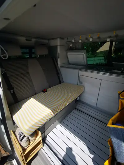 VW T6 2.0 TDI 150 Ocean Edition DSG — Camping-car premium, 46'000 km, état impeccable — interior