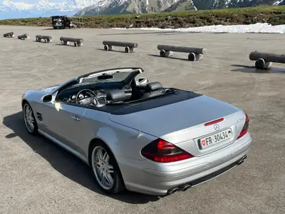 Mercedes-Benz SL 55 AMG — Roadster légendaire, 500 ch, boîte auto — interni