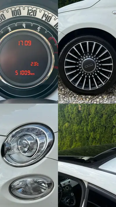 FIAT 500 0.9 TwinAir Lounge — Citadine emblématique, 51'000 km, consommation ultra-économe — detail