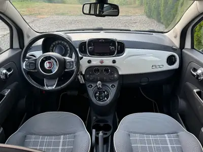 FIAT 500 0.9 TwinAir Lounge — Citadine emblématique, 51'000 km, consommation ultra-économe — dashboard