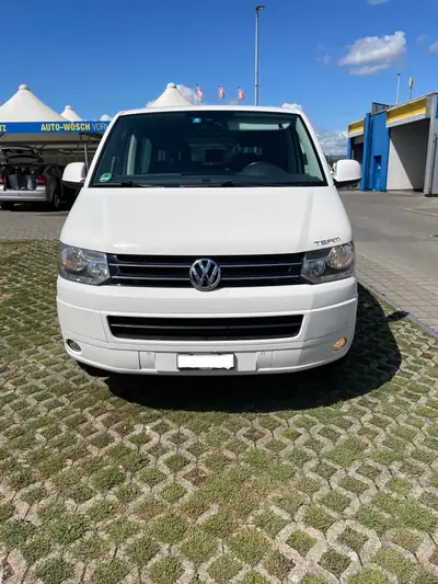 VW T5 2.0 TDI 140 CL — Monospace 7 places diesel, équipé et sans sinistre — vue extérieure