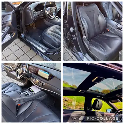 Mercedes-Benz S 350 d 4Matic Long — Berline de prestige diesel, 213 000 km, contrôle technique valide — tableau de bord