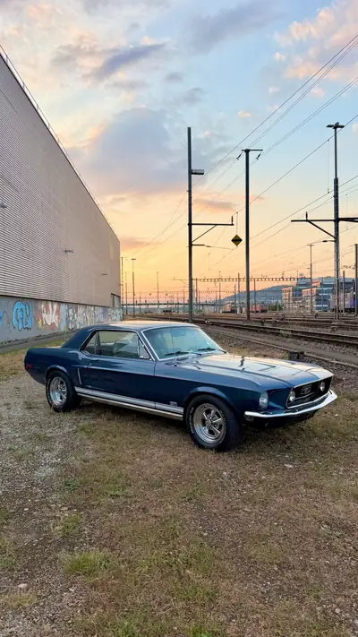 Ford Mustang GT390 V8 Coupé 1968 — Légende américaine authentique, moteur 336 ch — vista esterna