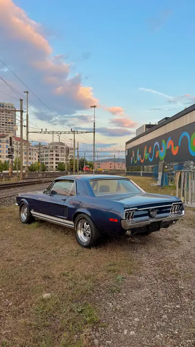 Ford Mustang GT390 V8 Coupé 1968 — Légende américaine authentique, moteur 336 ch — dettaglio