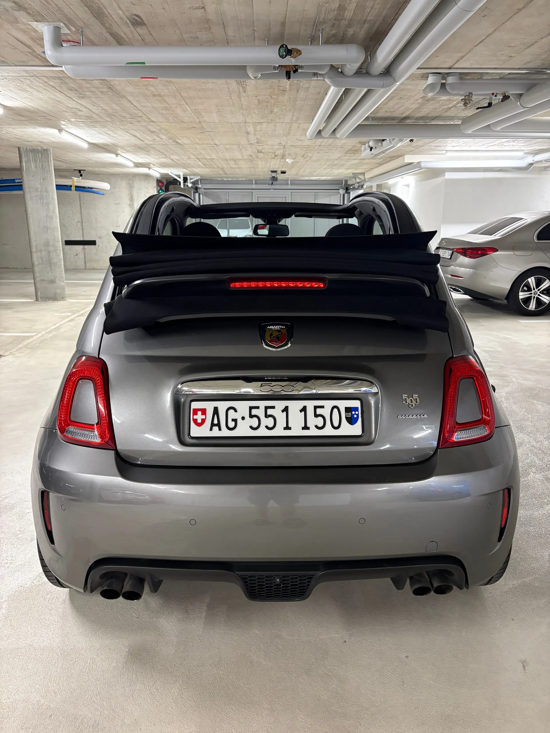 FIAT 500 Abarth Cabriolet — Sportive italienne dynamique, 8 pneus neufs inclus