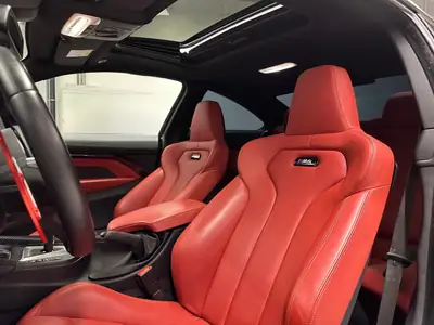 BMW M4 Coupé — Sportive haute performance, 60'000 km, intérieur cuir rouge — Miniatur 7