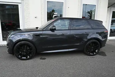Range Rover Sport D300 MHEV 2023 — SUV premium hybride diesel, 29'000 km, Black Package — détail
