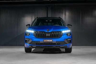 Skoda Kamiq 1.5 TSI Monte Carlo — Petit SUV dynamique, 15'250 km seulement — Heckansicht