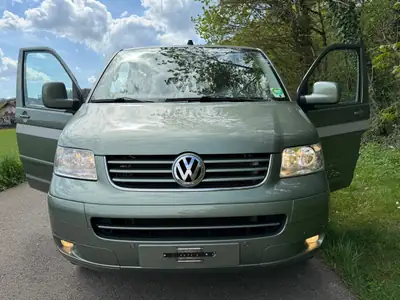 VW T5 2.5 TDI 174 Highline — Monospace diesel 7 places, sans sinistre — Innenraum