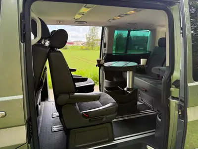 VW T5 2.5 TDI 174 Highline — Monospace diesel 7 places, sans sinistre — Miniatur 15