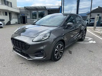 Ford Puma 1.0 MHEV ST-Line — Compact hybride économe avec roues hiver incluses — interni