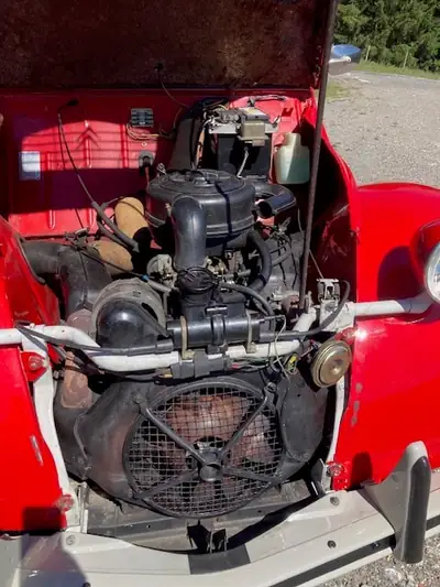Citroën 2CV6 — L'icône française de 1986, véhicule vétéran authentique — Heckansicht