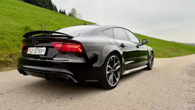 Audi RS7 Performance 4.0 TFSI Quattro — 605 ch, motorisation légendaire, kilométrage modéré — rear view