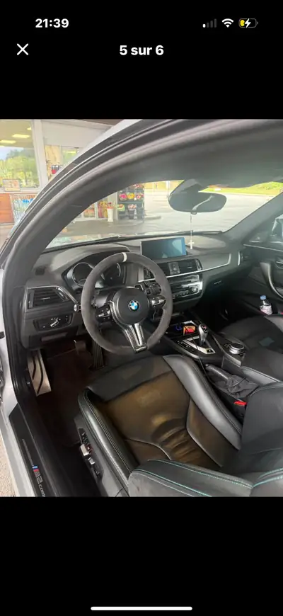 BMW M2 F87 — Coupé sportif haute performance, 411 ch de pure adrénaline — interior