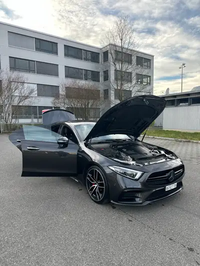 Mercedes-Benz CLS 53 AMG 4Matic+ — Coupé sportif hybride, 457 ch et faible kilométrage — vue extérieure