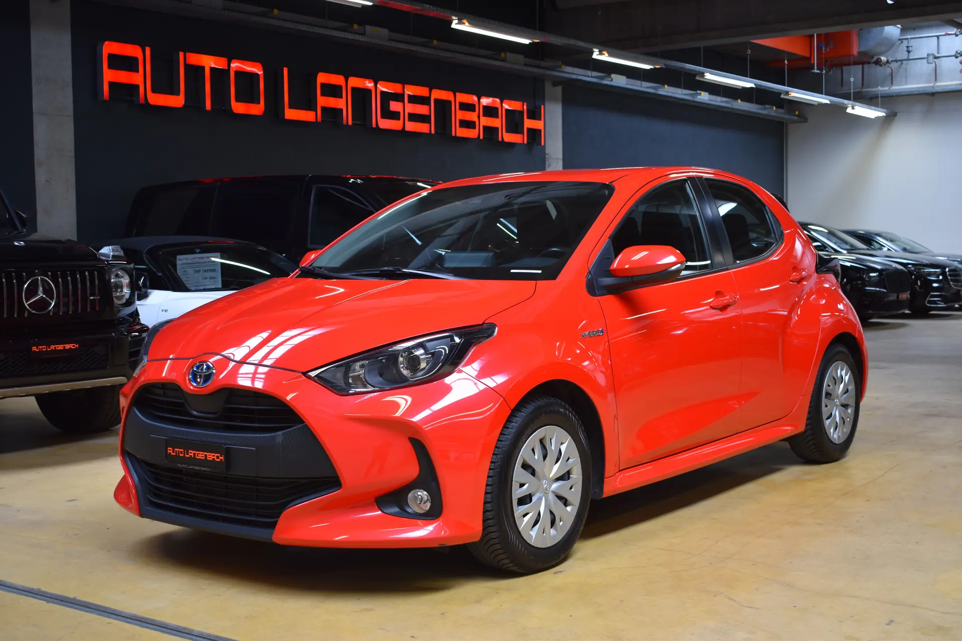 Toyota Yaris 1.5 Comfort e-CVT — Citadine hybride économe, 94'000 km seulement