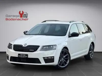 Skoda Octavia Combi RS 2.0 TDI 4x4 — Break familial haute performance, 93 500 km — Außenansicht