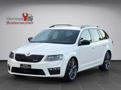 Skoda Octavia Combi RS 2.0 TDI 4x4 — Break familial haute performance, 93 500 km — Seitenansicht