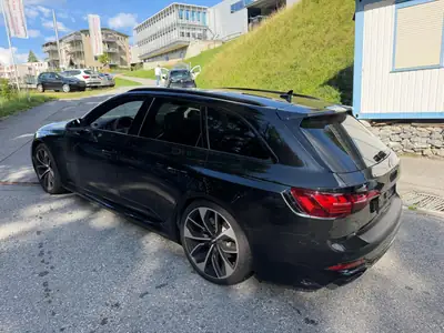 Audi RS4 Avant 2020 — Break haute performance 450 ch, kilométrage modéré — Heckansicht