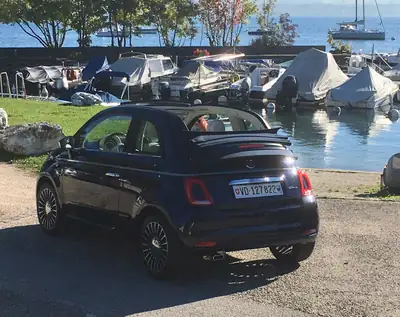 FIAT 500 0.9 TwinAir 105 Riva — Citadine urbaine efficace, très peu kilométrée — Seitenansicht