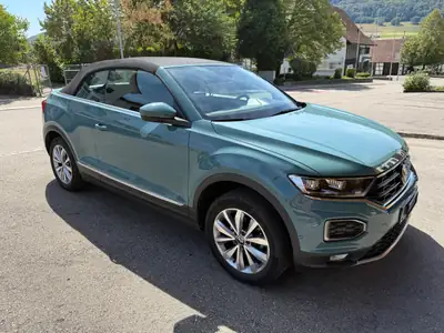 VW T-ROC 1.5 TSI Advance DSG — Cabriolet compact dynamique, 31'000 km seulement — Heckansicht