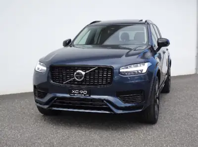 Volvo XC90 2.0 T8 Exclusive Dark — SUV hybride rechargeable 7 places, premier propriétaire — fianco