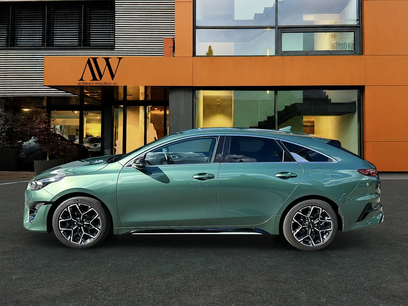 Kia ProCeed 1.5 T-GDi MHEV GT-Line — Break sportif hybride avec 160 ch et technologie avancée — Außenansicht