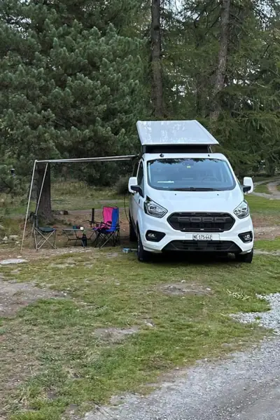 Ford Transit Custom Van Dreamer Capland — Aménagé camping, 28 500 km seulement — vue extérieure