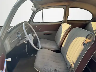 VW Käfer 1958 — Coccinelle mythique expertisée, état d'origine impeccable — Miniature 8