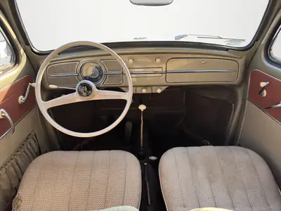VW Käfer 1958 — Coccinelle mythique expertisée, état d'origine impeccable — Miniature 12