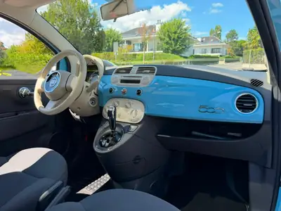 Fiat 500 1.2 Pop Dualogic — Citadine emblématique, économique et sans accident — Miniatura 12
