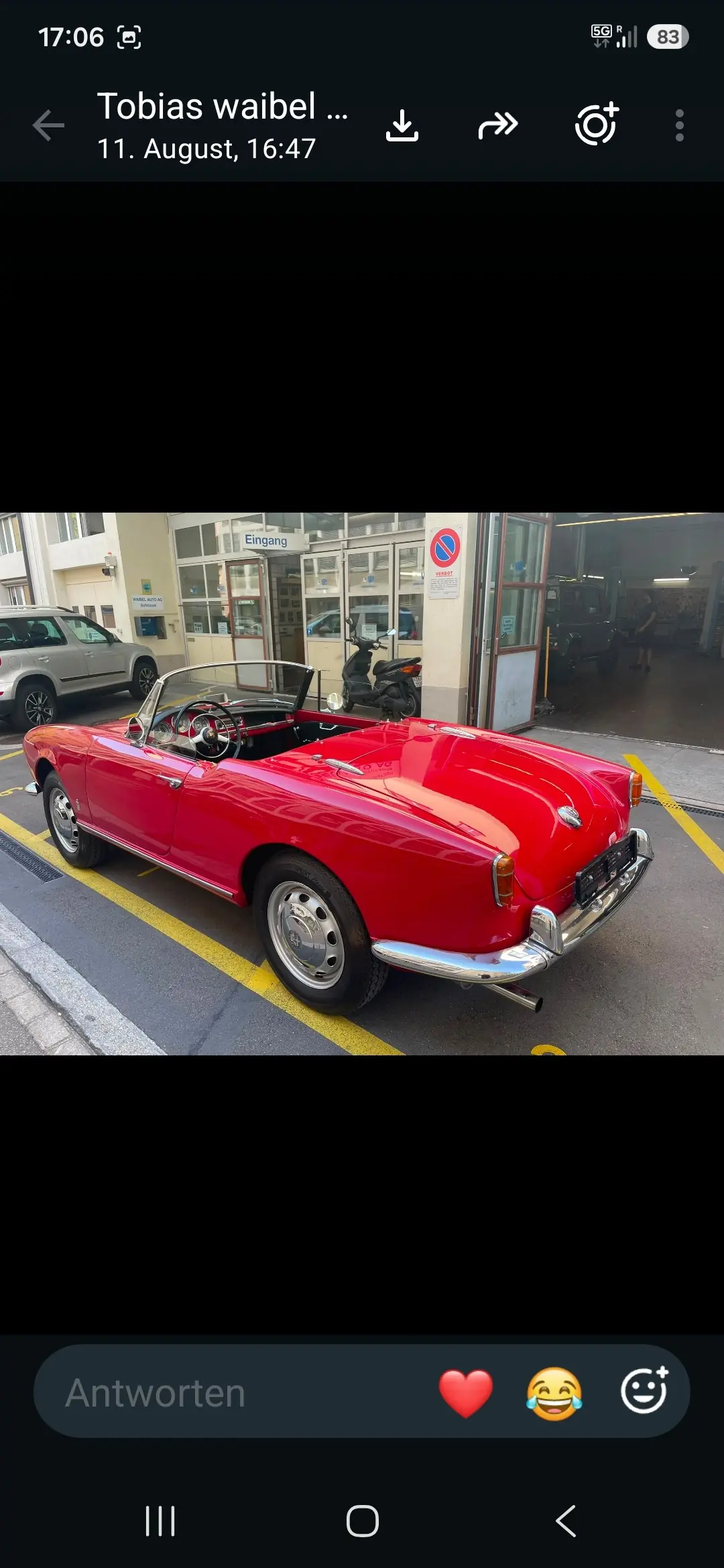 Alfa Romeo Giulietta 1957 occasion Wollerau — 2