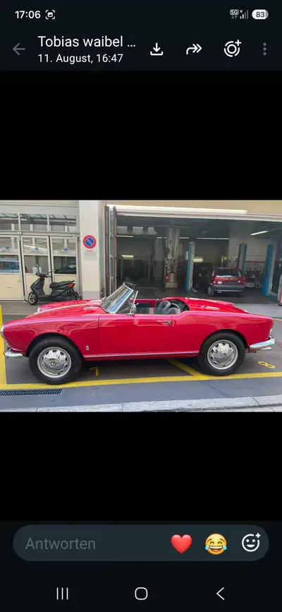 Alfa Romeo Giulietta Spider Veloce 750F 1957 — Chef-d'œuvre cabriolet de légende — Heckansicht