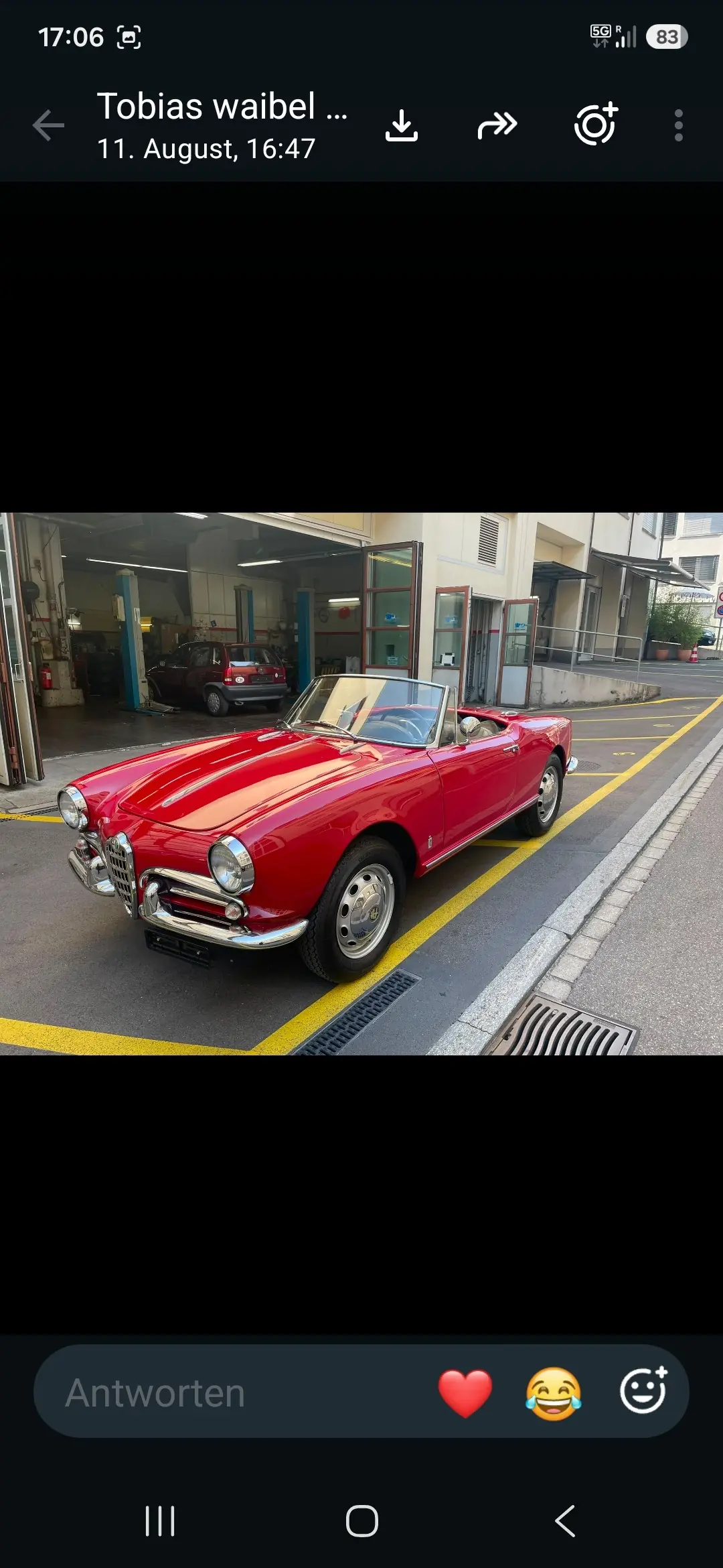 Alfa Romeo Giulietta 1957 occasion Wollerau — 1
