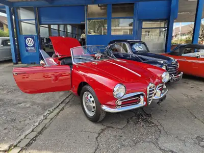 Alfa Romeo Giulietta Spider Veloce 750F 1957 — Chef-d'œuvre cabriolet de légende — Miniatur 14