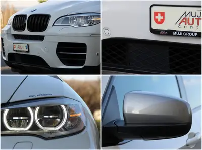 BMW X6 M50d Steptronic — SUV coupé diesel 381 ch, 5 places rarissime — Miniatur 17