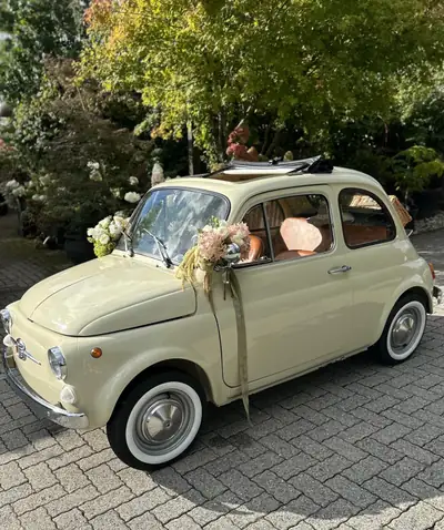 FIAT 500 Nuova 1968 — Cabriolet vintage mythique, 44'000 km d'histoire — Seitenansicht