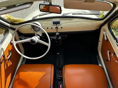 FIAT 500 Nuova 1968 — Cabriolet vintage mythique, 44'000 km d'histoire — Armaturenbrett