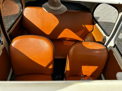 FIAT 500 Nuova 1968 — Cabriolet vintage mythique, 44'000 km d'histoire — Detail