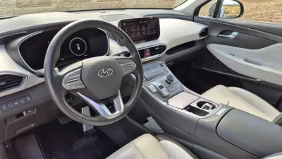 Hyundai Santa Fe 2.2 CRDI Vertex — SUV 7 places robuste, toit panoramique, garantie usine — rear view