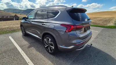 Hyundai Santa Fe 2.2 CRDI Vertex — SUV 7 places robuste, toit panoramique, garantie usine — side view