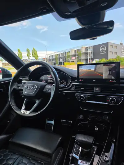 Audi RS5 Sportback 2.9 V6 TFSI — 450 ch, quattro intégral, design noir premium — intérieur