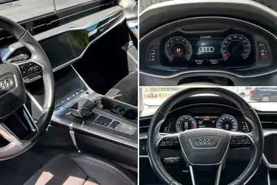 Audi A6 Avant 45TFSI Quattro — Break premium hybride léger, 104'000 km — vista posteriore
