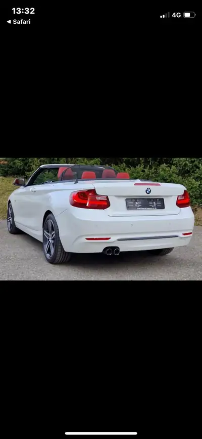 BMW 220d Cabriolet — Élégance décapotable, diesel économe et fiable — cruscotto
