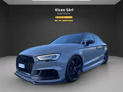 Audi RS3 Limousine 2.5 TSI Quattro — 400 ch, modifications homologuées, sans sinistre — Heckansicht