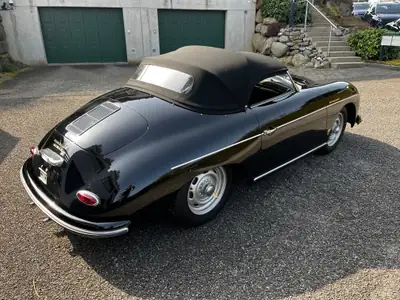 Porsche 356 A Speedster T1 1957 — Légende restaurée, état collection — side view